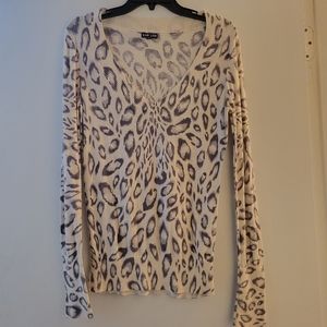Express cheetah print sweater